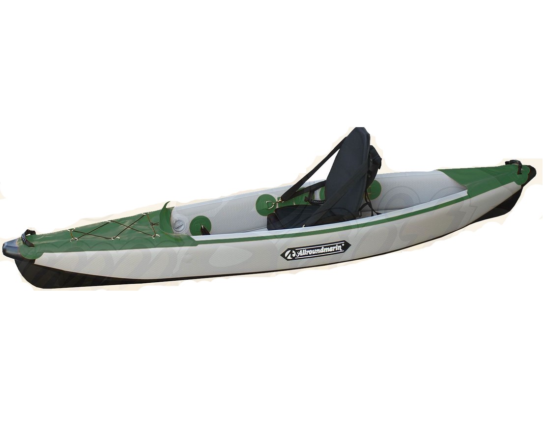 ALLROUNDMARIN FLOW zeleno-šedý - kajak pre 1 osobu 290 cm